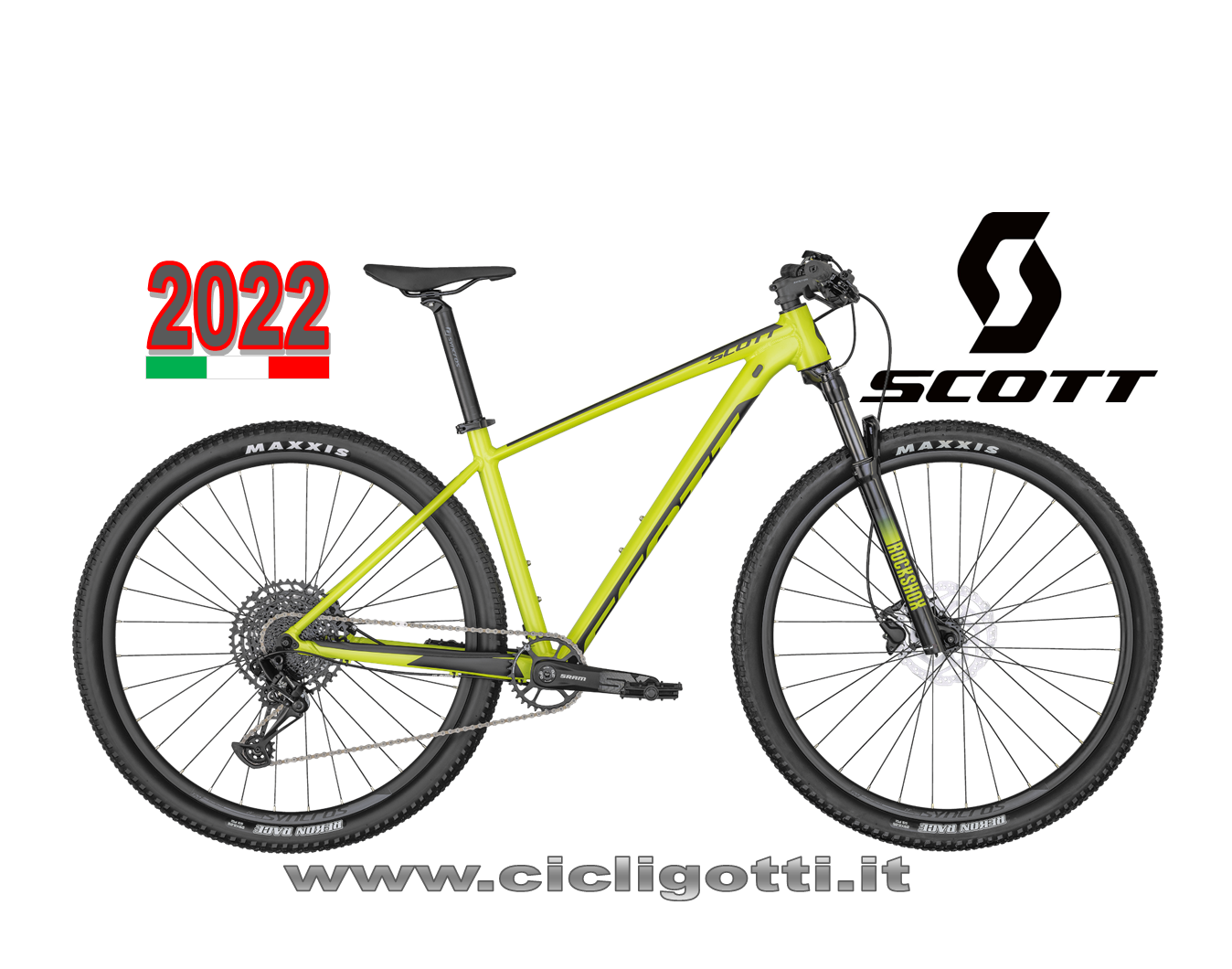 SCOTT SCALE 970 YELLOW ANNO 2022 - Cicli Gotti