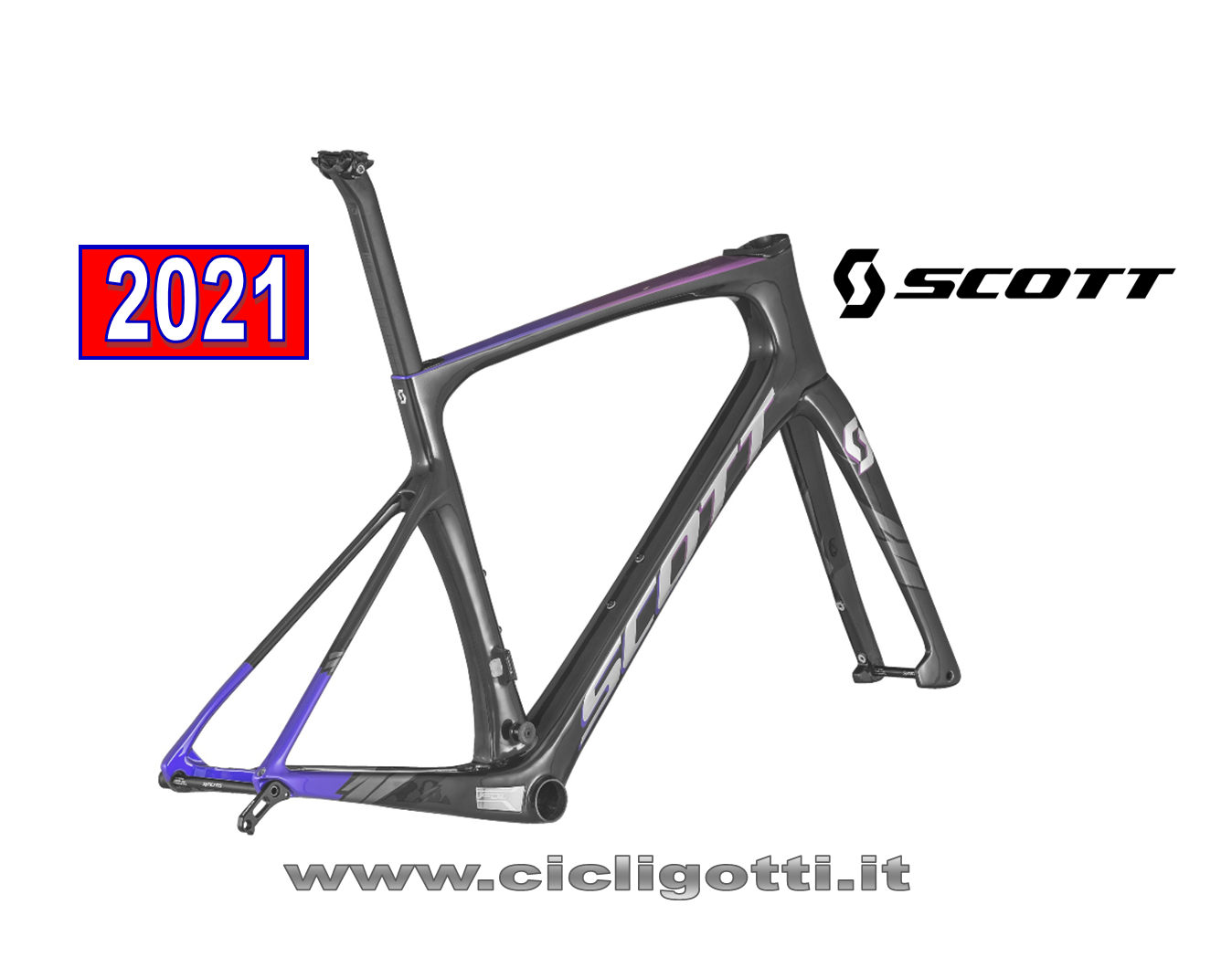 SCOTT KIT TELAIO FOIL HMX SUPERSONIC 2021 - Cicli Gotti