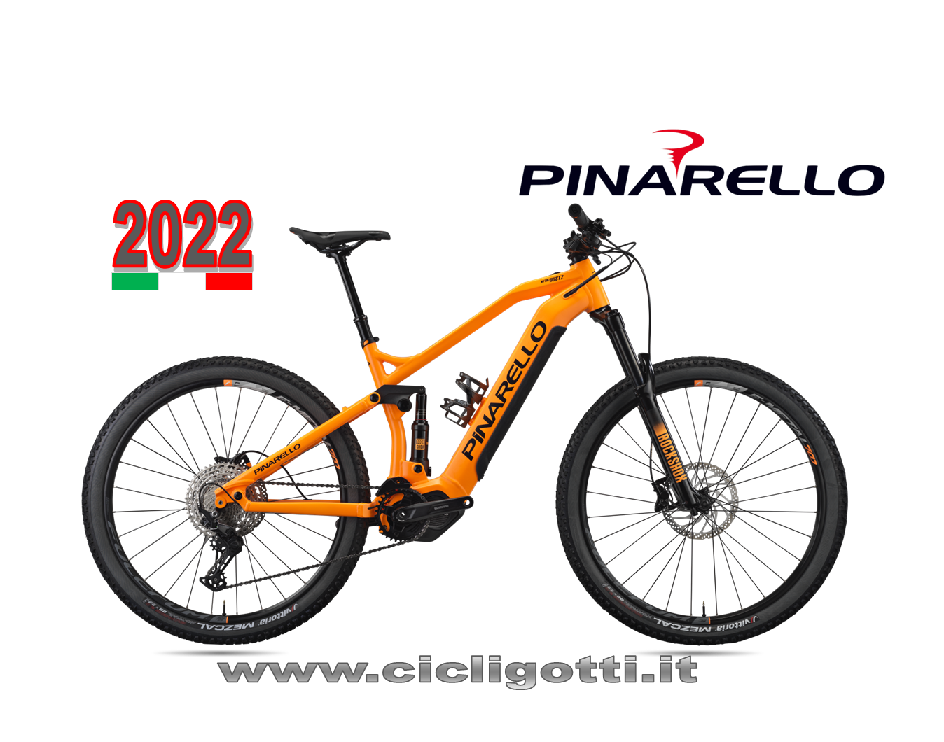 Pinarello Nytro Dust 2 Deore 11v e bike mtb 2022 - Cicli Gotti