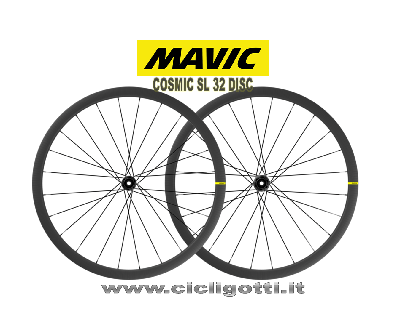 MAVIC COSMIC SL 32 DISC COPPIA RUOTE - Cicli Gotti