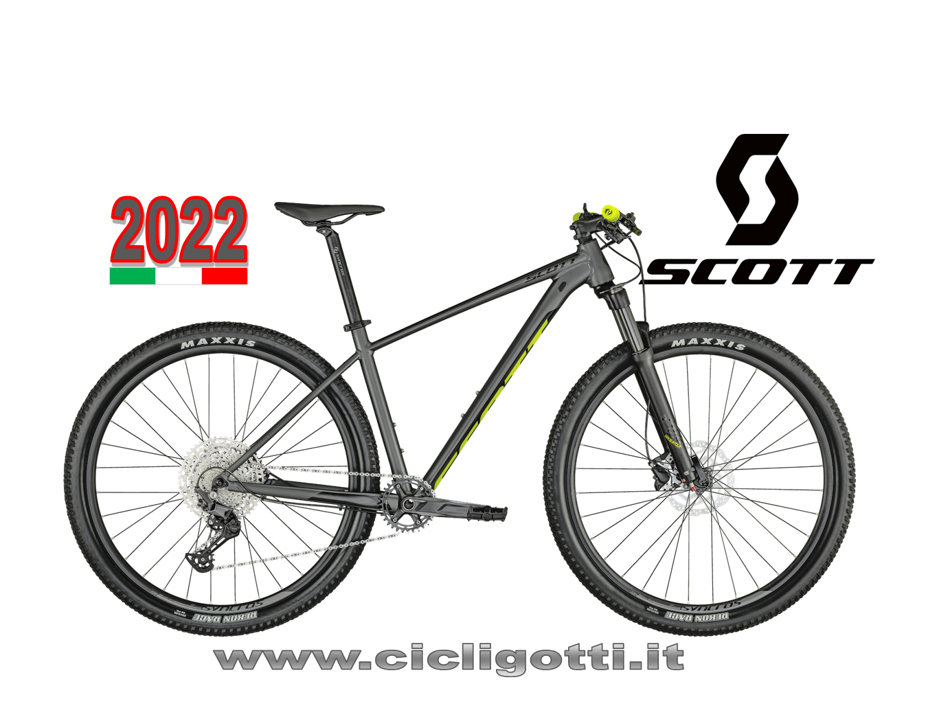 SCOTT SCALE 980 DARK GREY ANNO 2022 - Cicli Gotti