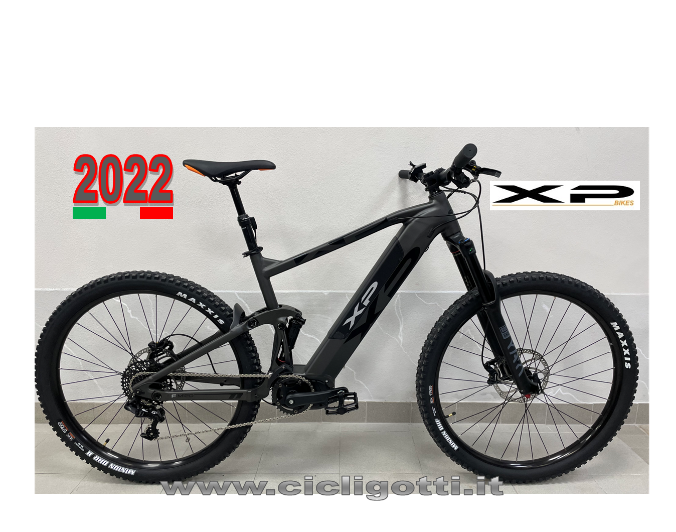 XP BIKES FM120 BICICLETTA MTB ELETTRICA 2022 - Cicli Gotti