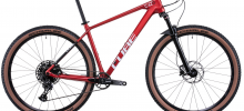 CUBE REACTION C62 ONE red white bicicletta mtb