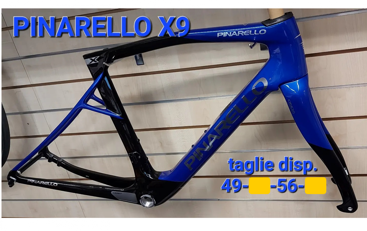 TELAIO PINARELLO GALILEO Alluminio - Forcella In Carbonio - Usato TELAIO PINARELLO GALILEO Alluminio - Forcella In Carbonio - Usato